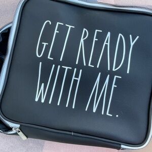 Rae Dunn Black cosmetics bag/organizer